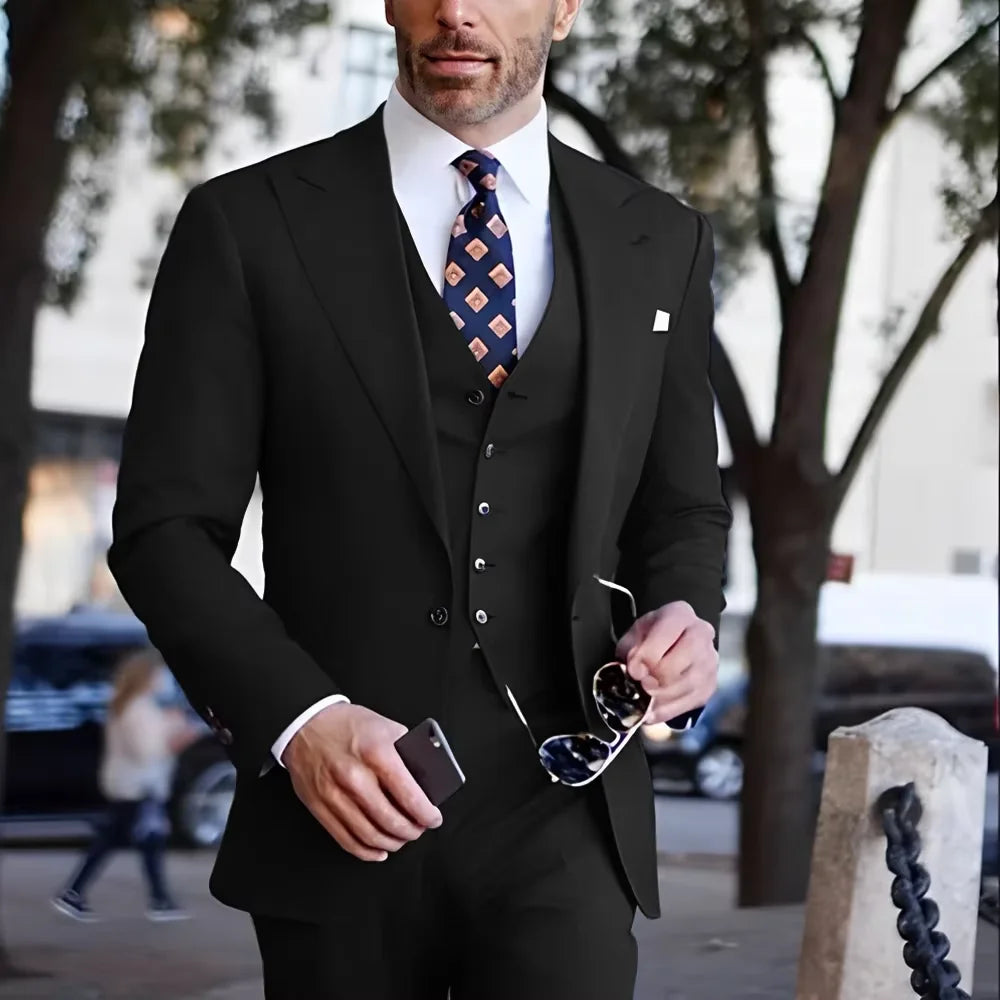 Formal Men's Business Suits Slim Fit Casual Groom Tuxedos