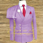 Formal Wedding Men Suits 2 Piece Jacket Pants Sets Double Breasted