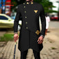 African Suits for Men Single Breasted Silm Fit Blazer and Pants 2 Piece Set Formal Attire for Wedding