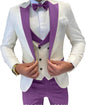 Fashion Jacquard Men's Formal Groom Suits