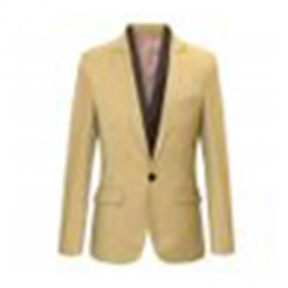 Men Formal Business Suit Coat One Button Black Blue Red Men Slim Fit Fashion Suit Jacket Casual Suit Men Clothing