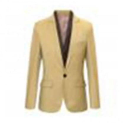 Men Formal Business Suit Coat One Button Black Blue Red Men Slim Fit Fashion Suit Jacket Casual Suit Men Clothing