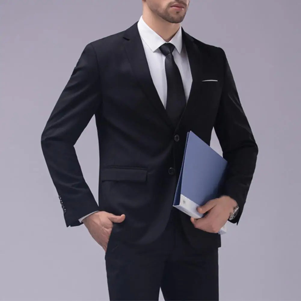 Wedding Suit For Men Set Elegant Blazers Formal 2 Pieces Pants Classic Business Coats