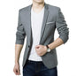 Men Formal Business Suit Coat One Button Black Blue Red Men Slim Fit Fashion Suit Jacket Casual Suit Men Clothing